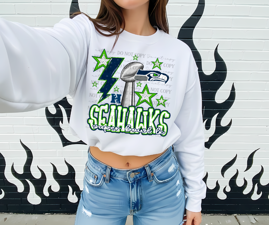 Girly Seahawks Super Bowl LX 07869