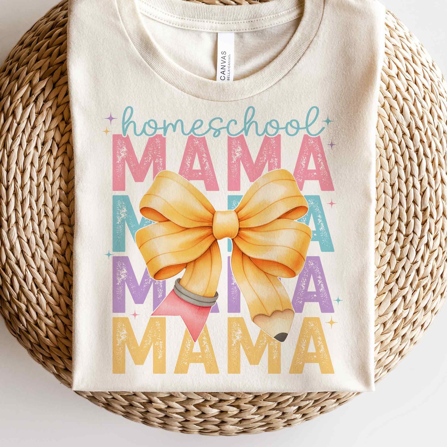 Homeschool Mama Stacked Coquette 00888