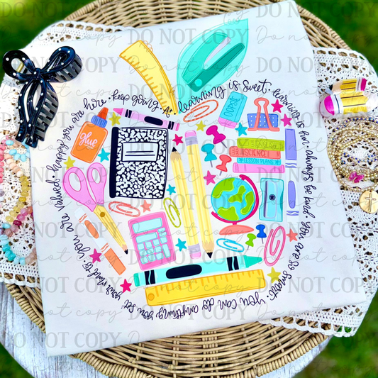 School Supplies Apple 08669