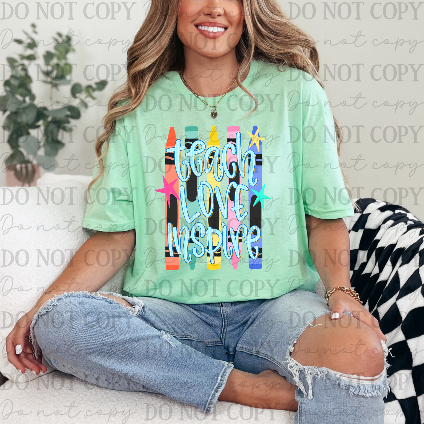 Teach Love Inspire Crayons 08695
