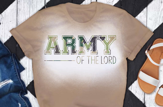 Army Of The Lord Camo DTF Transfer 05645