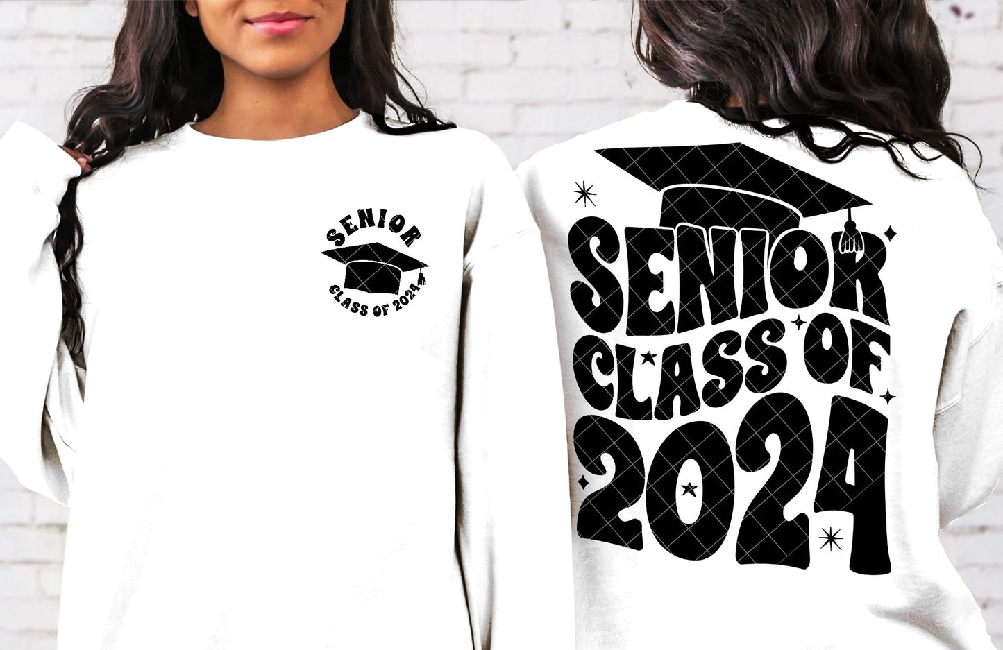 Senior Class Of 2024 with Senior Class Of 2024 pocket DTF Transfer 05691