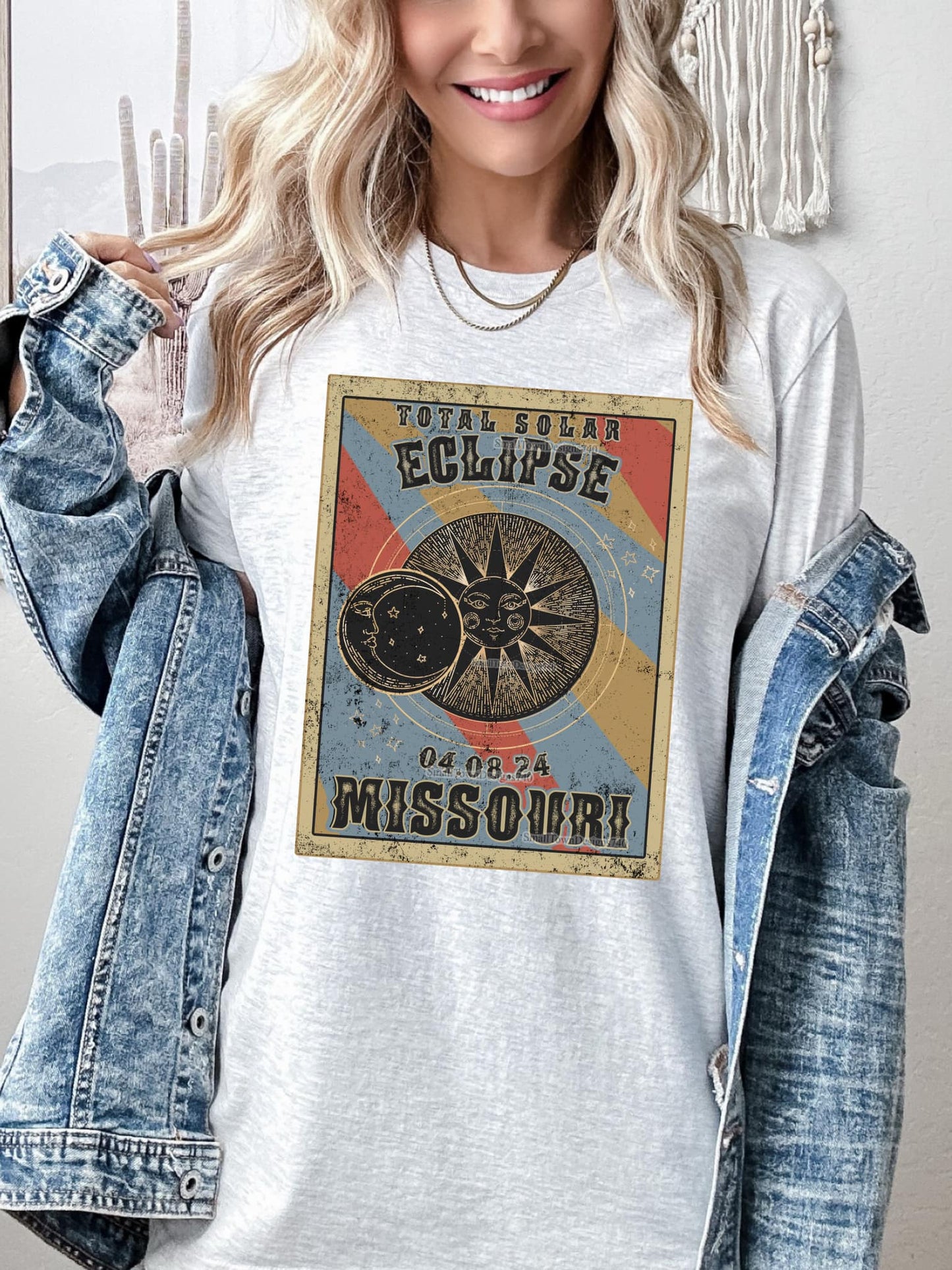 Vintage Solar Eclipse Missouri DTF Transfer 05353