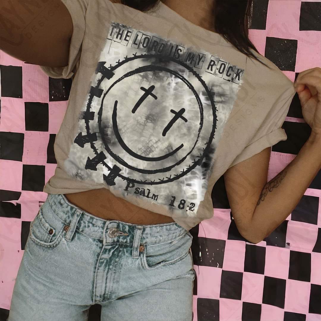 The Lord Is My Rock Smokey Happy Face 05035