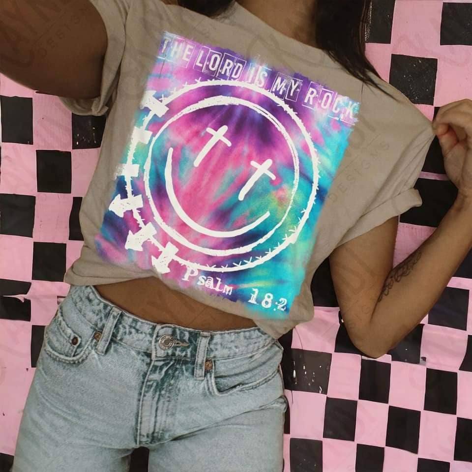 The Lord Is My Rock Galaxy Happy Face 05034