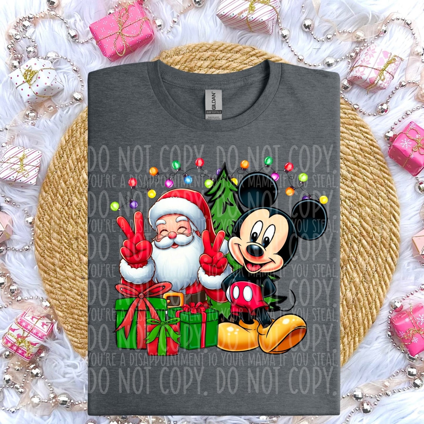 Santa with Cartoon Characters (Choose Yours) 04510