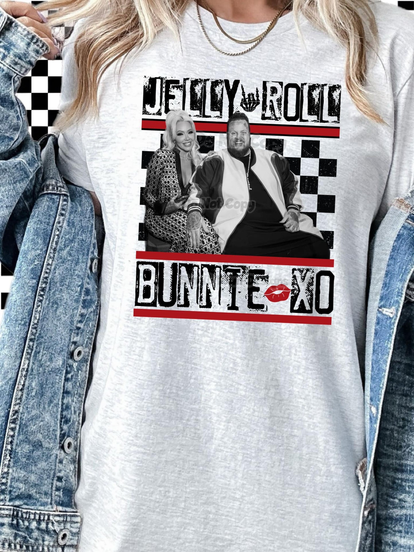 Jelly Roll & Bunnie DTF Transfer 03766