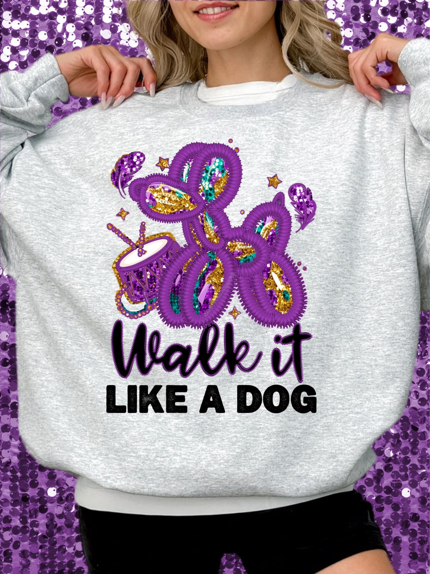 Walk It Like A Dog DTF Transfer 03682