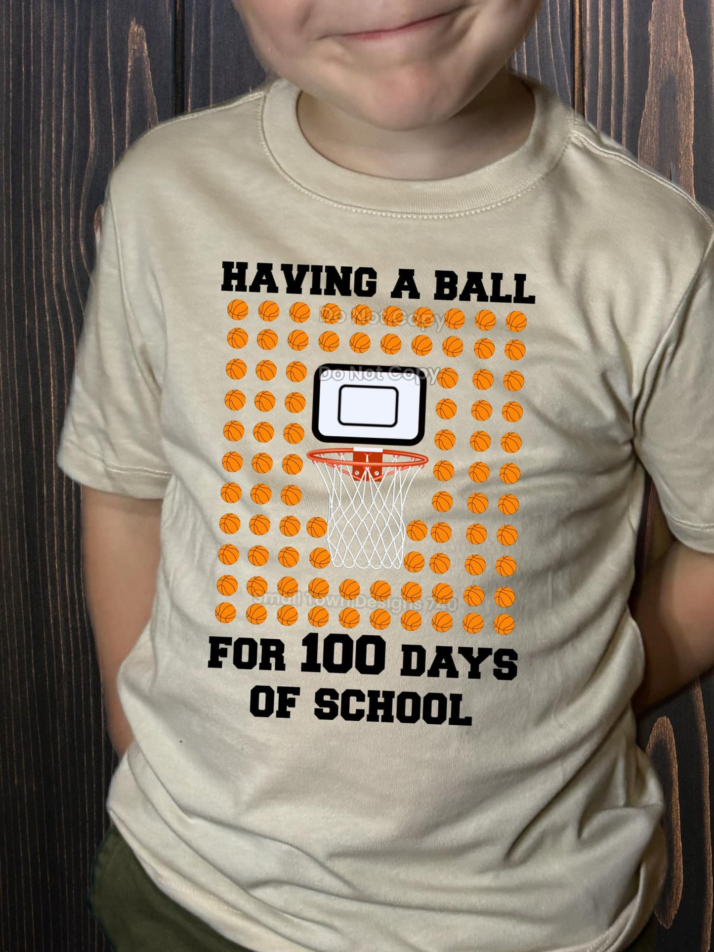 Having A Ball For 100 days of school DTF Transfer 03655