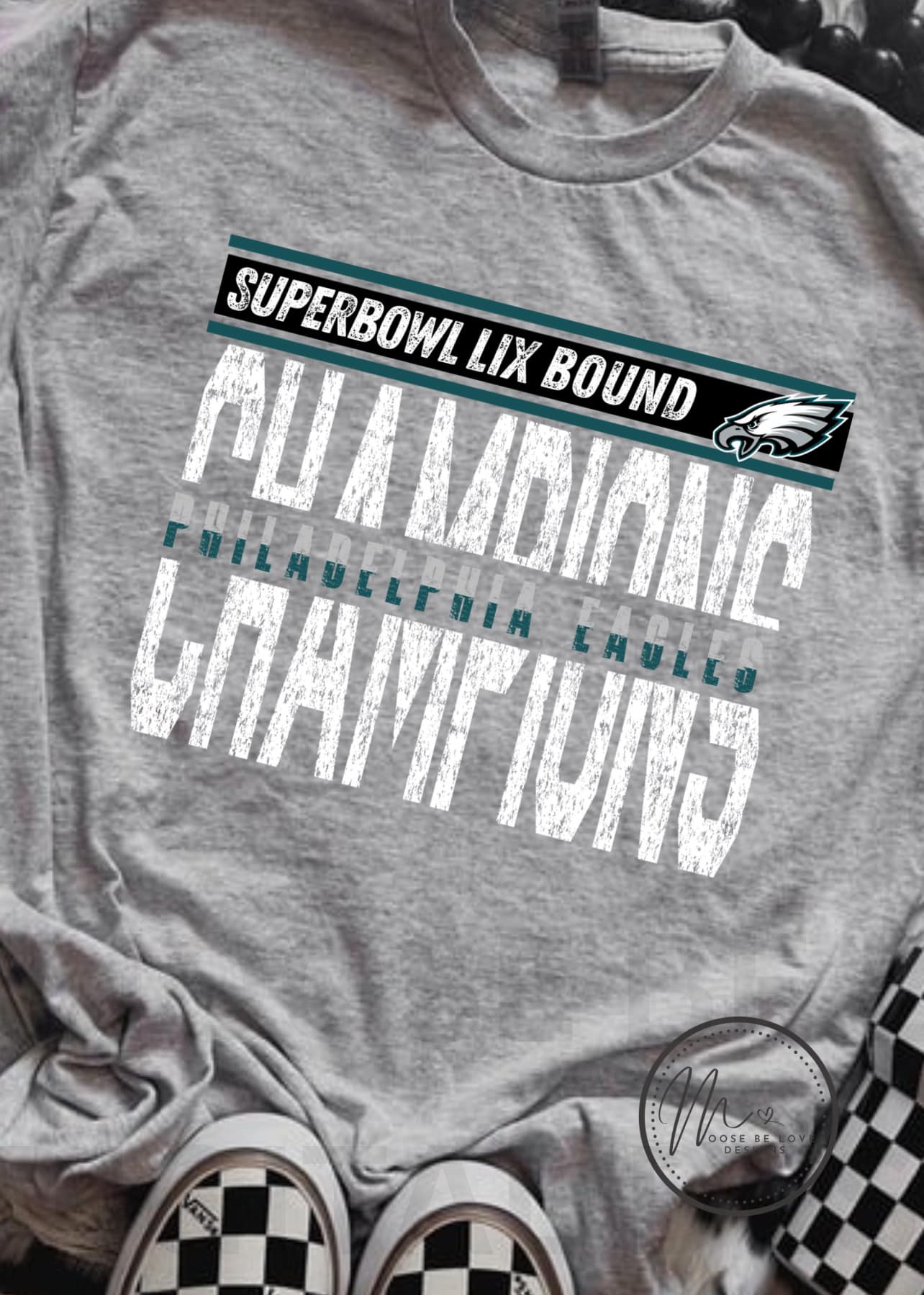 Philadelphia Eagles Super Bowl Bound Distressed 03346