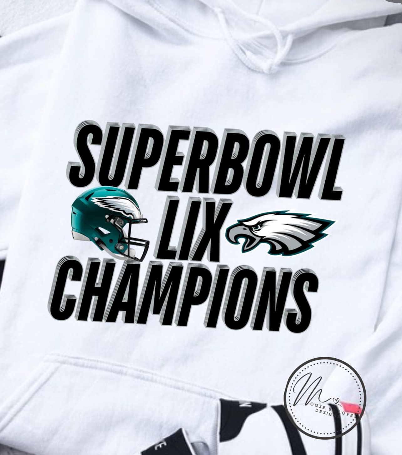 Philly Eagles SB LIX Champions Simple 02962