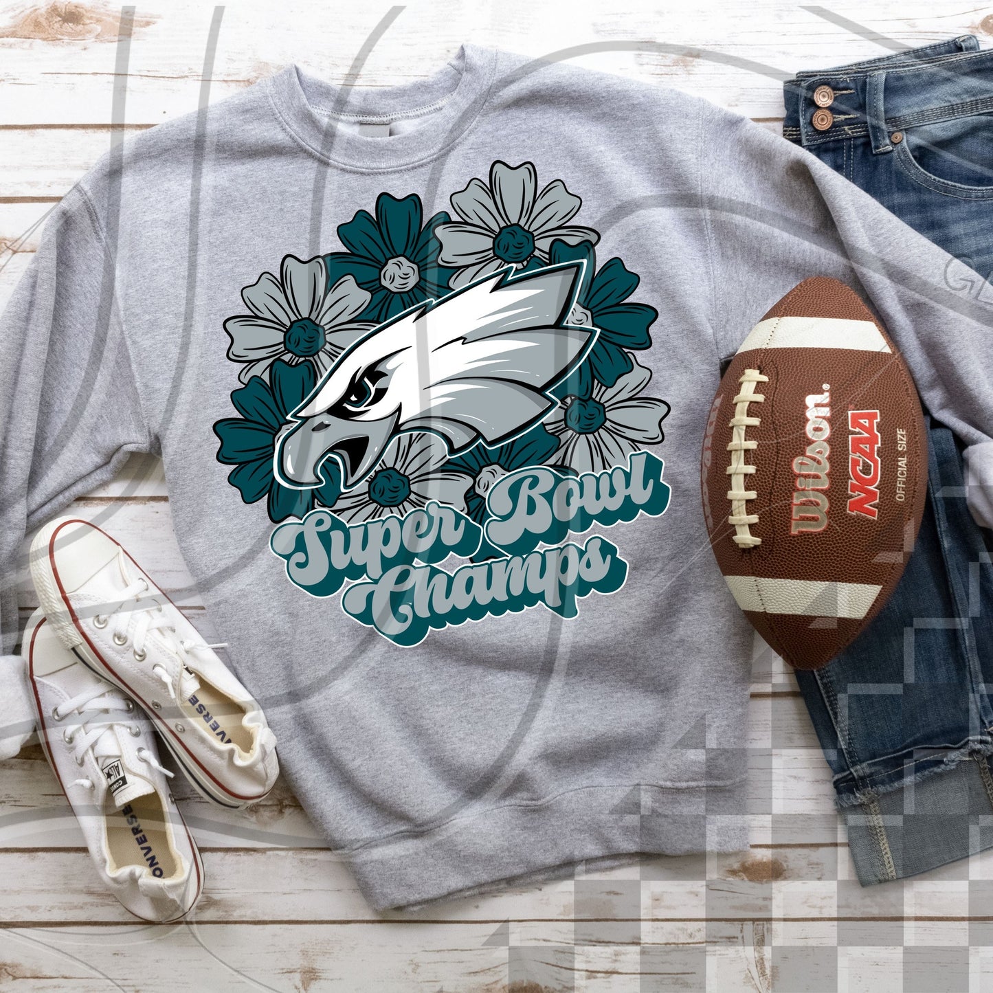 Eagles SB Champions Floral 02977