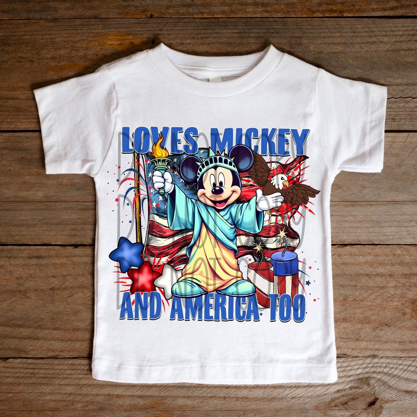 Loves Mickey and America Too 02340