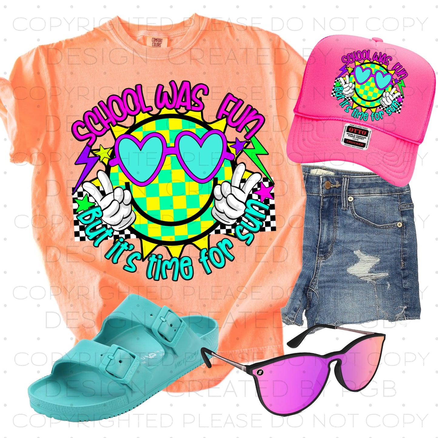 School Was Fun But It's Time for Sun 02211