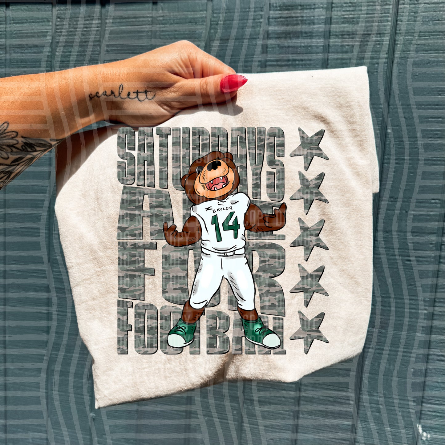 Camo Saturdays Are for College Football Teams (Choose Yours) 00611