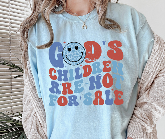 God's Children Are Not for Sale Retro DTF Transfer 06133