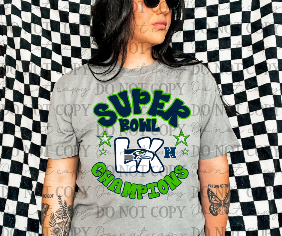 Seattle Seahawks SB Champs Bubble 07112