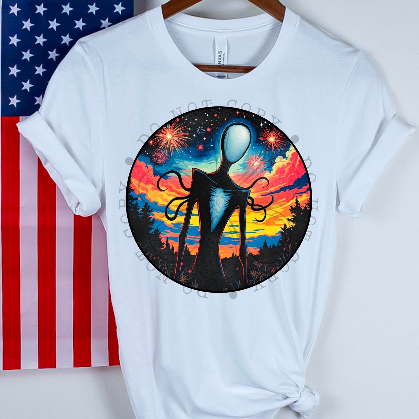 Horror Patriotic Slenderman 02033