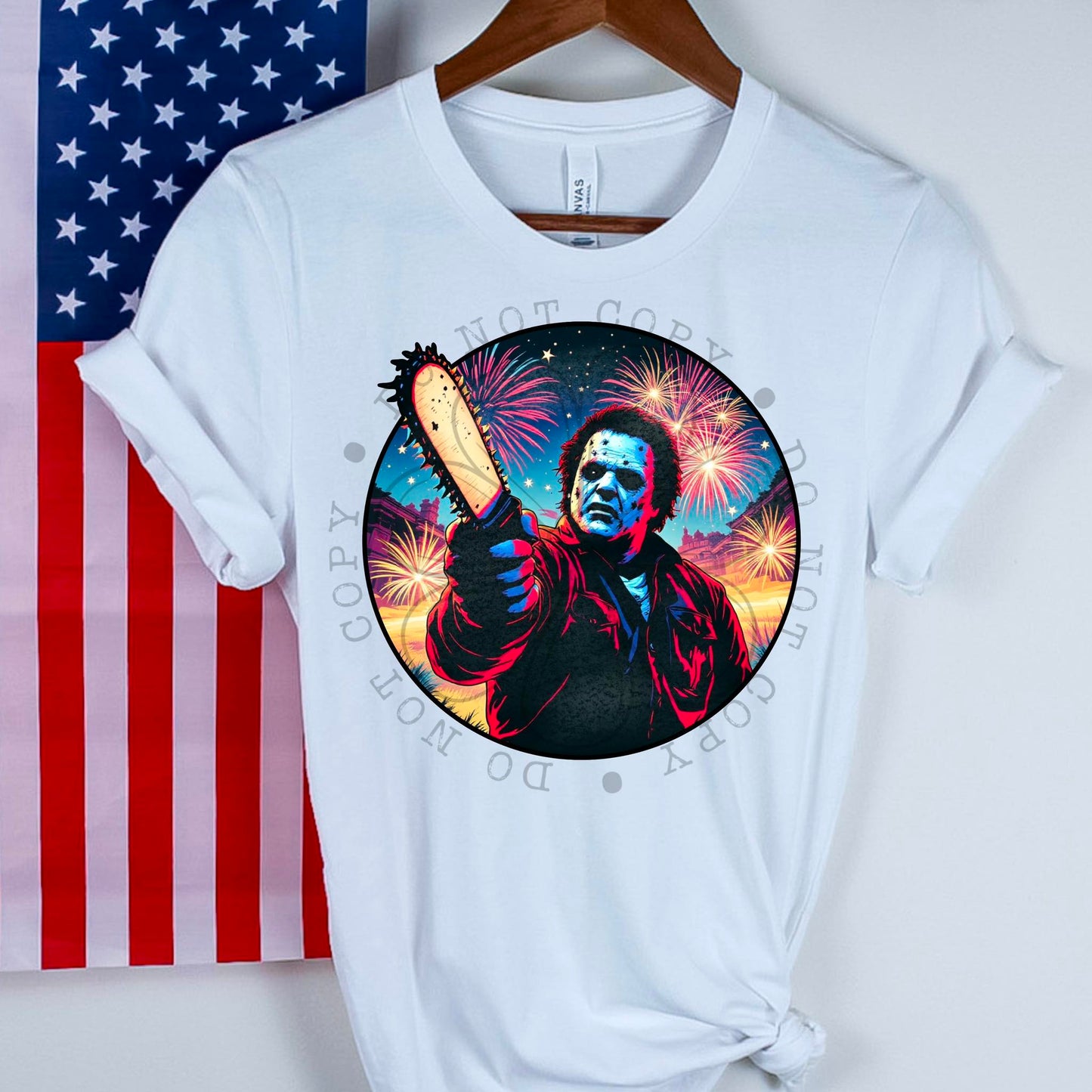 Horror Patriotic Leatherface 02028