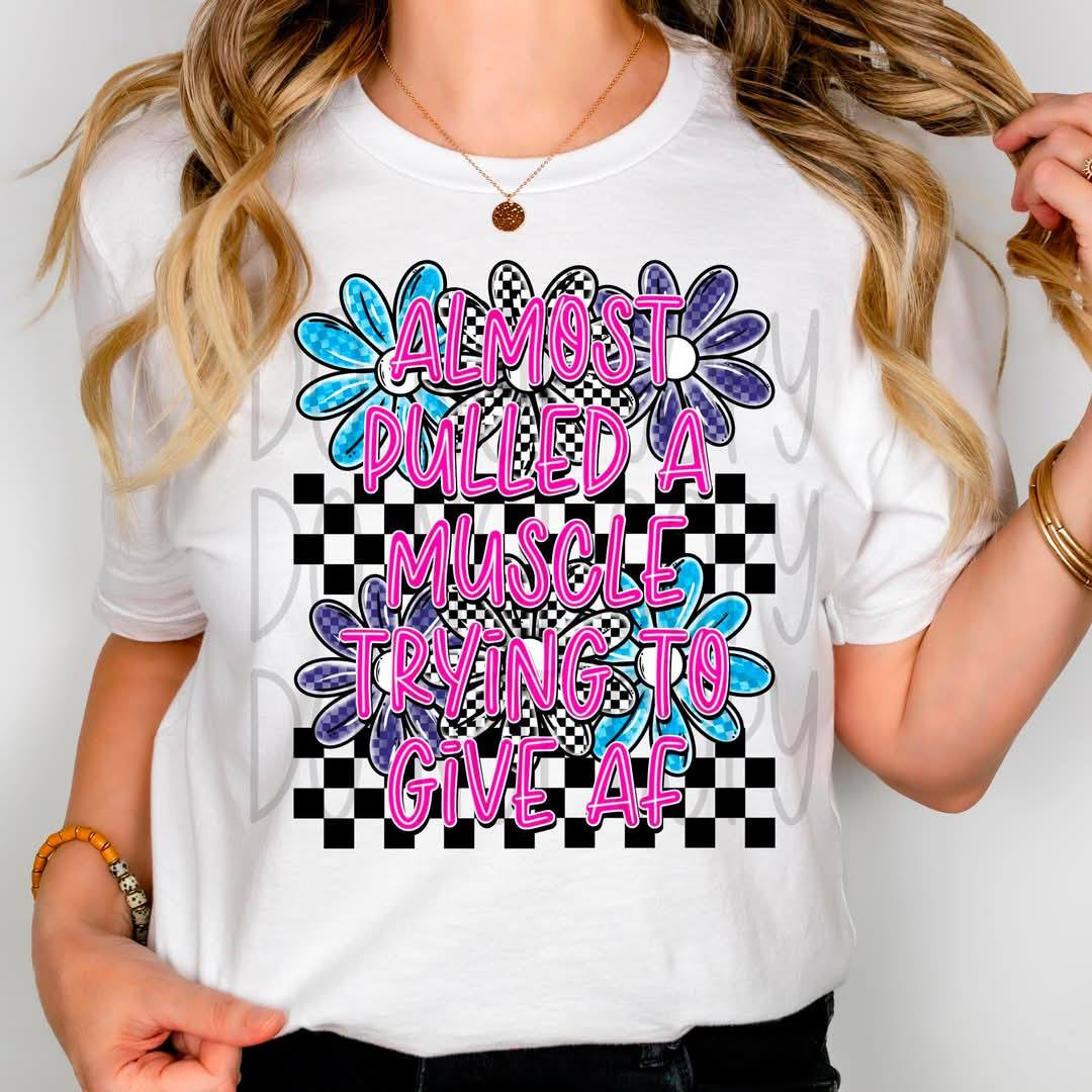 Almost Pulled a Muscle Trying to Give AF 01974