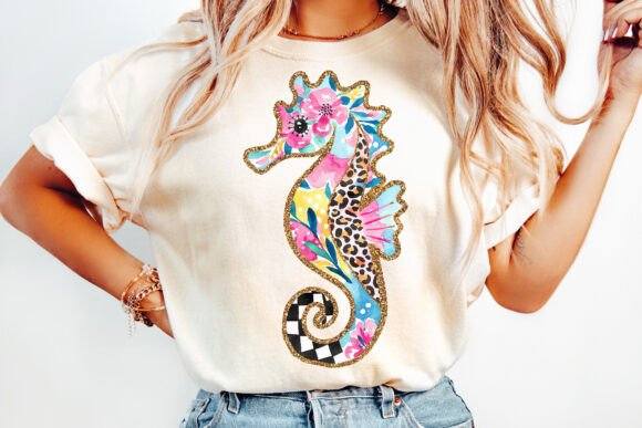 Preppy Seahorse 01723
