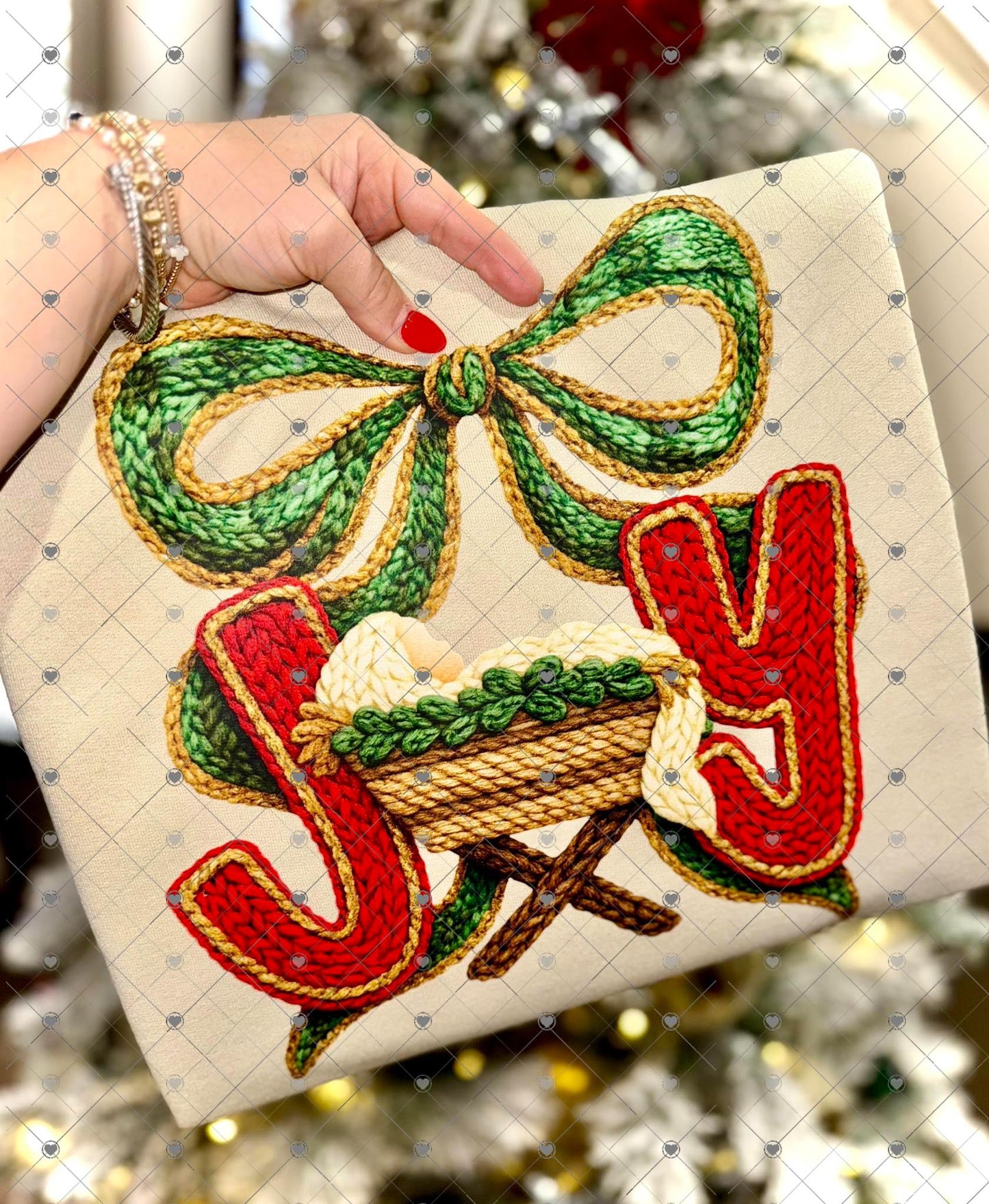 Faux Yarn Joy Baby Jesus 00108