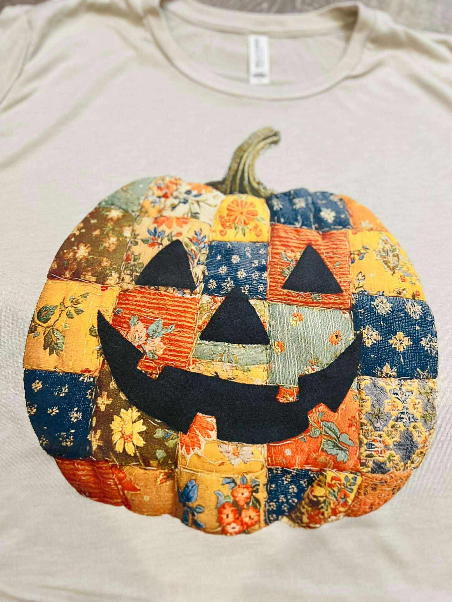 Patchwork Pumpkin Floral 01452