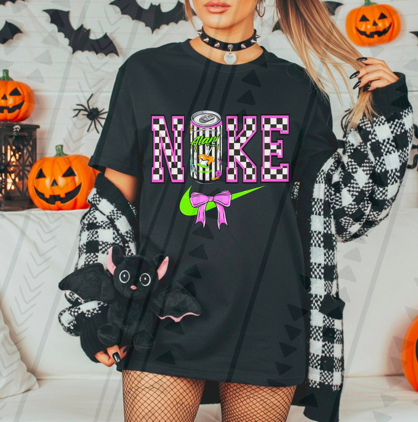 Swoosh Witch's Brew Coquette Green Check 01334