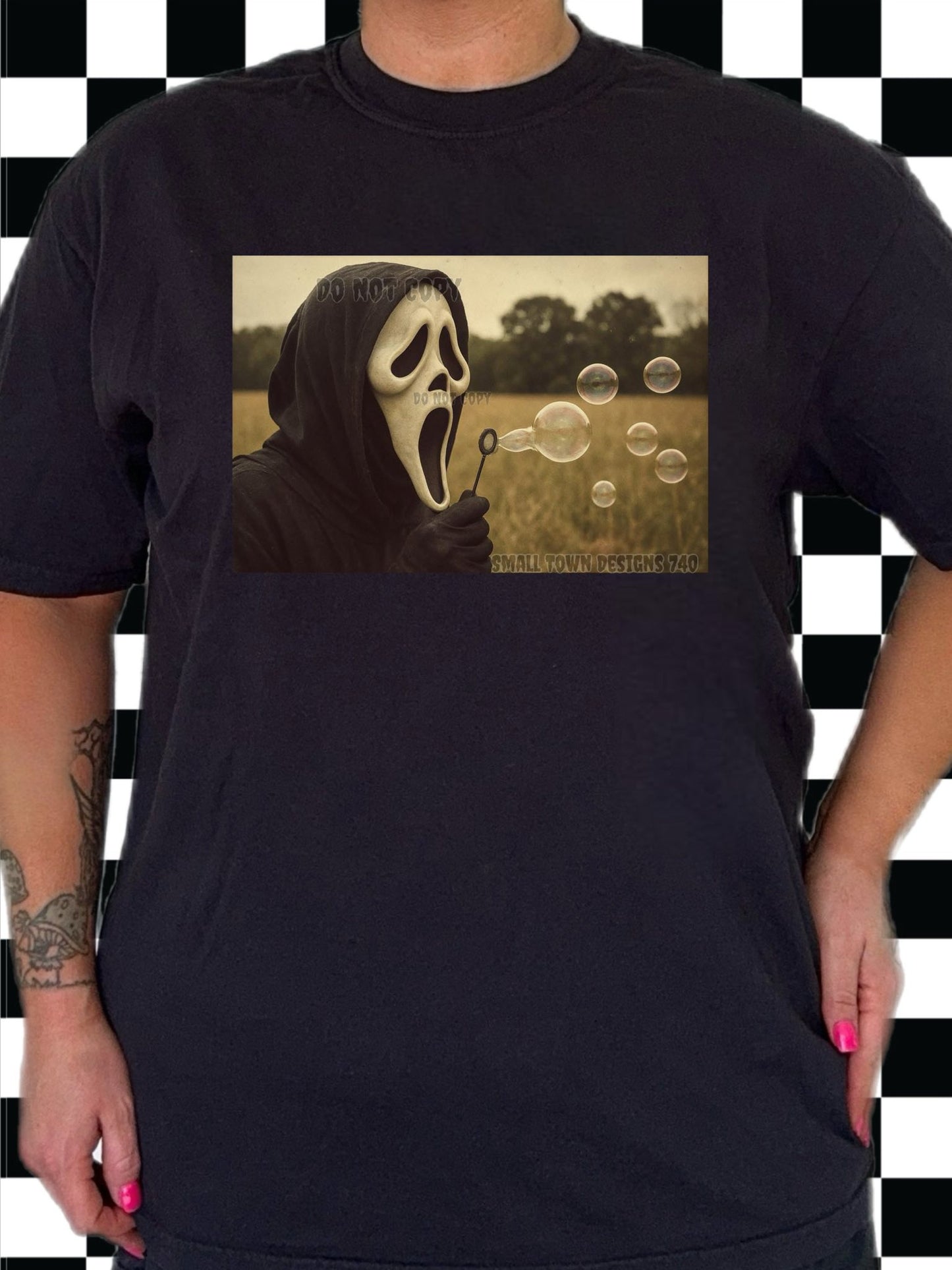 Horror Characters Blowing Bubbles (Choose Yours) 01045