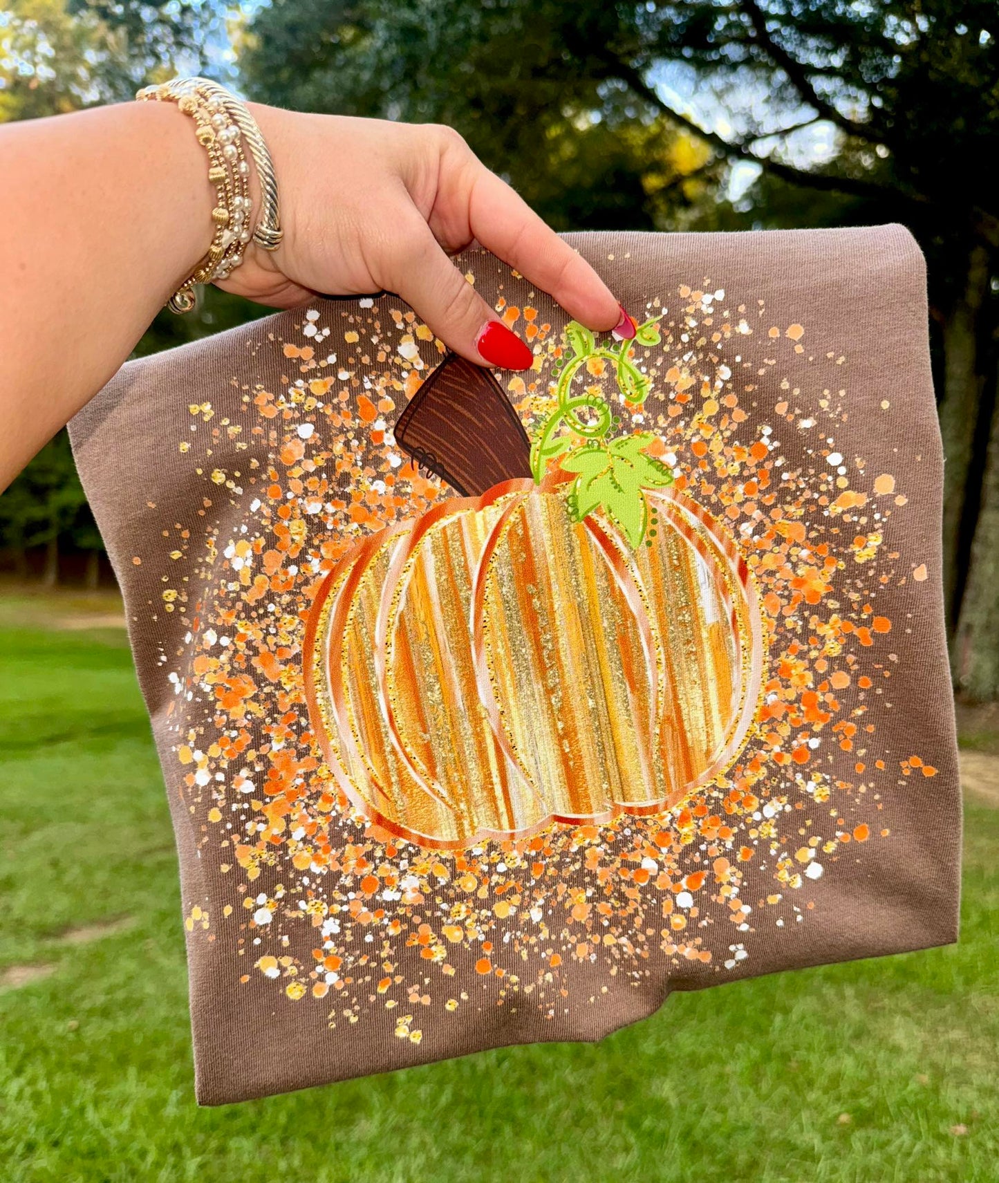 Brushstroke Pumpkin Splatter 01248