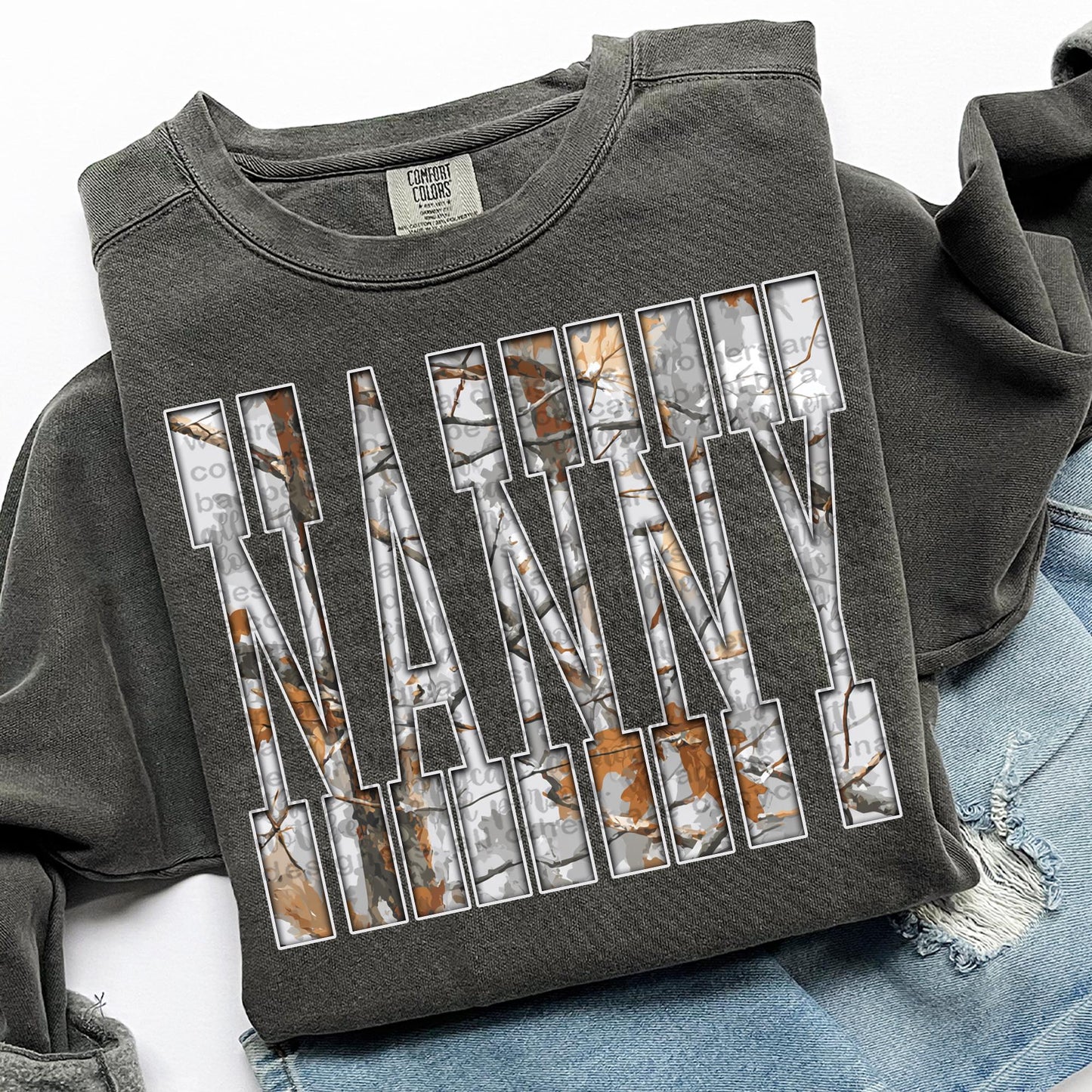 Gray Camo Nanny 00673