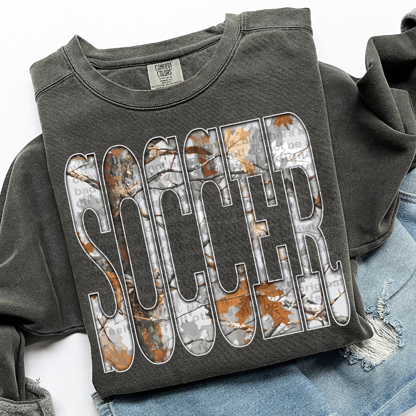 Gray Camo Soccer 00669