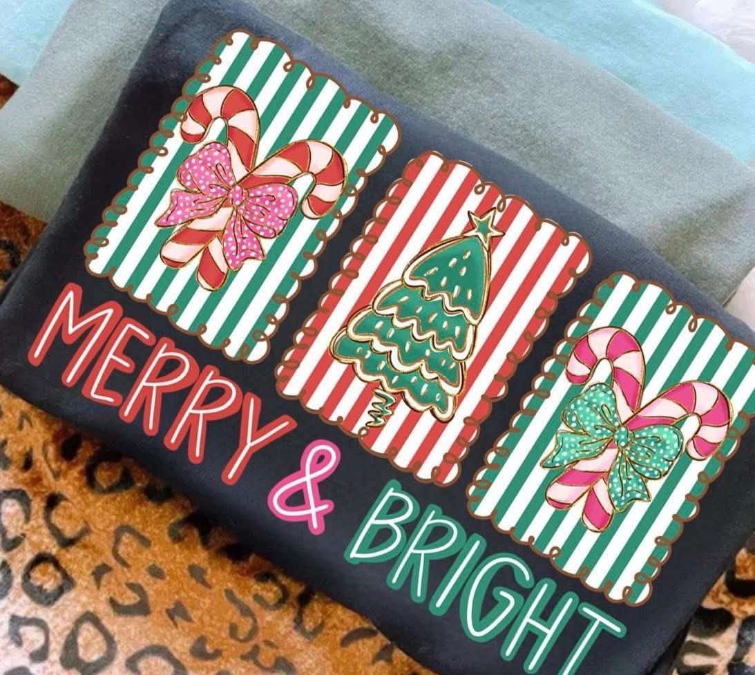 Merry and Bright Doodle Frames 00374