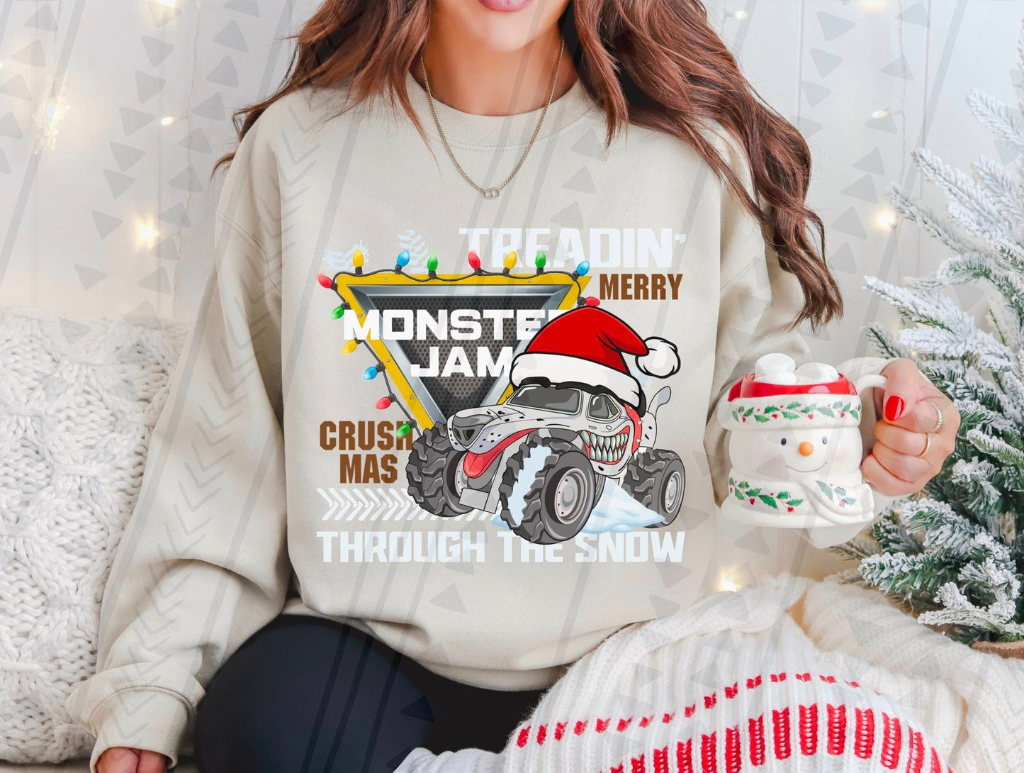 Monster Jam Christmas Dalmatian 00348