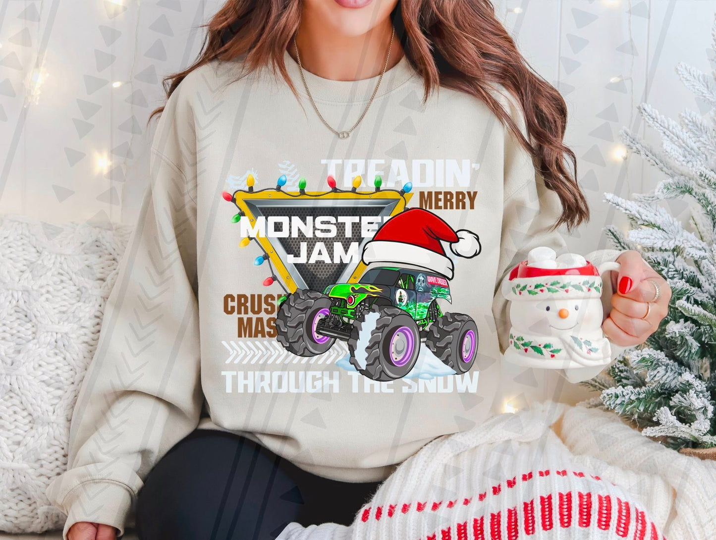 Monster Jam Christmas Grave Digger 00346