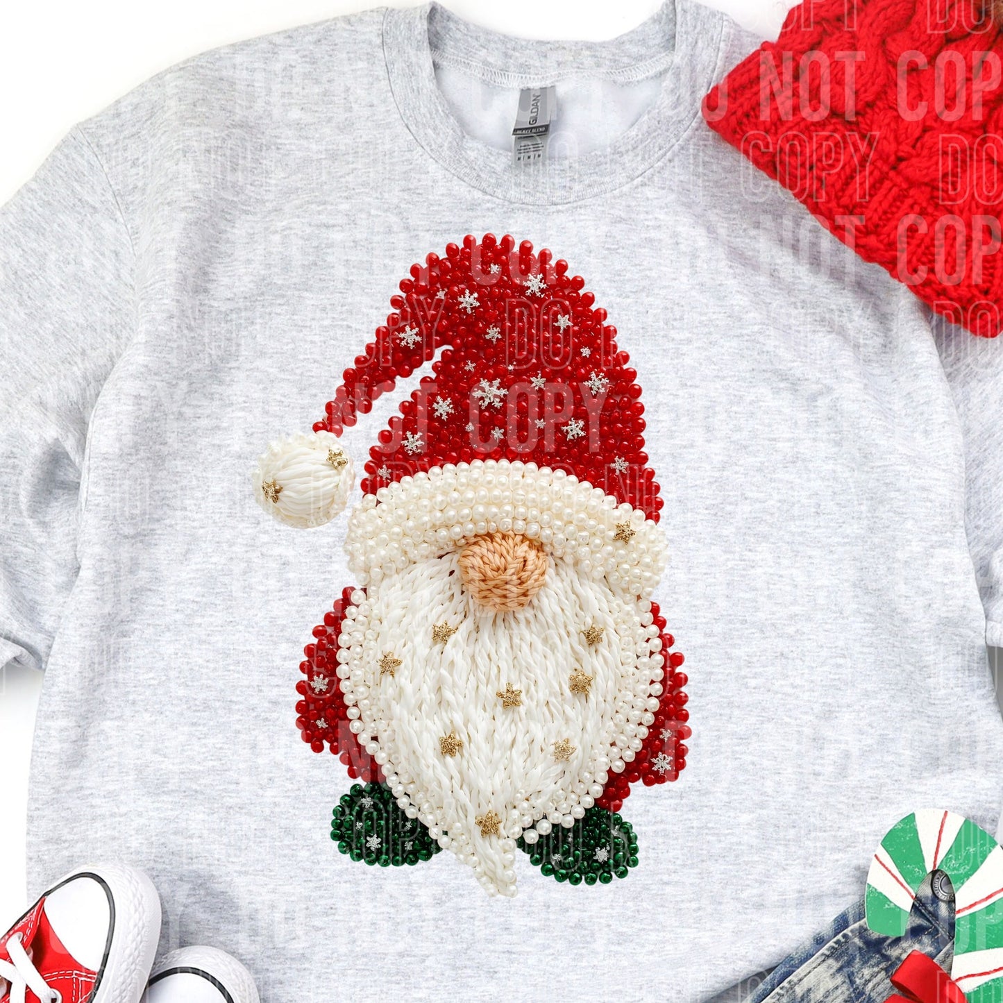 Faux Pearl Gnome 00393