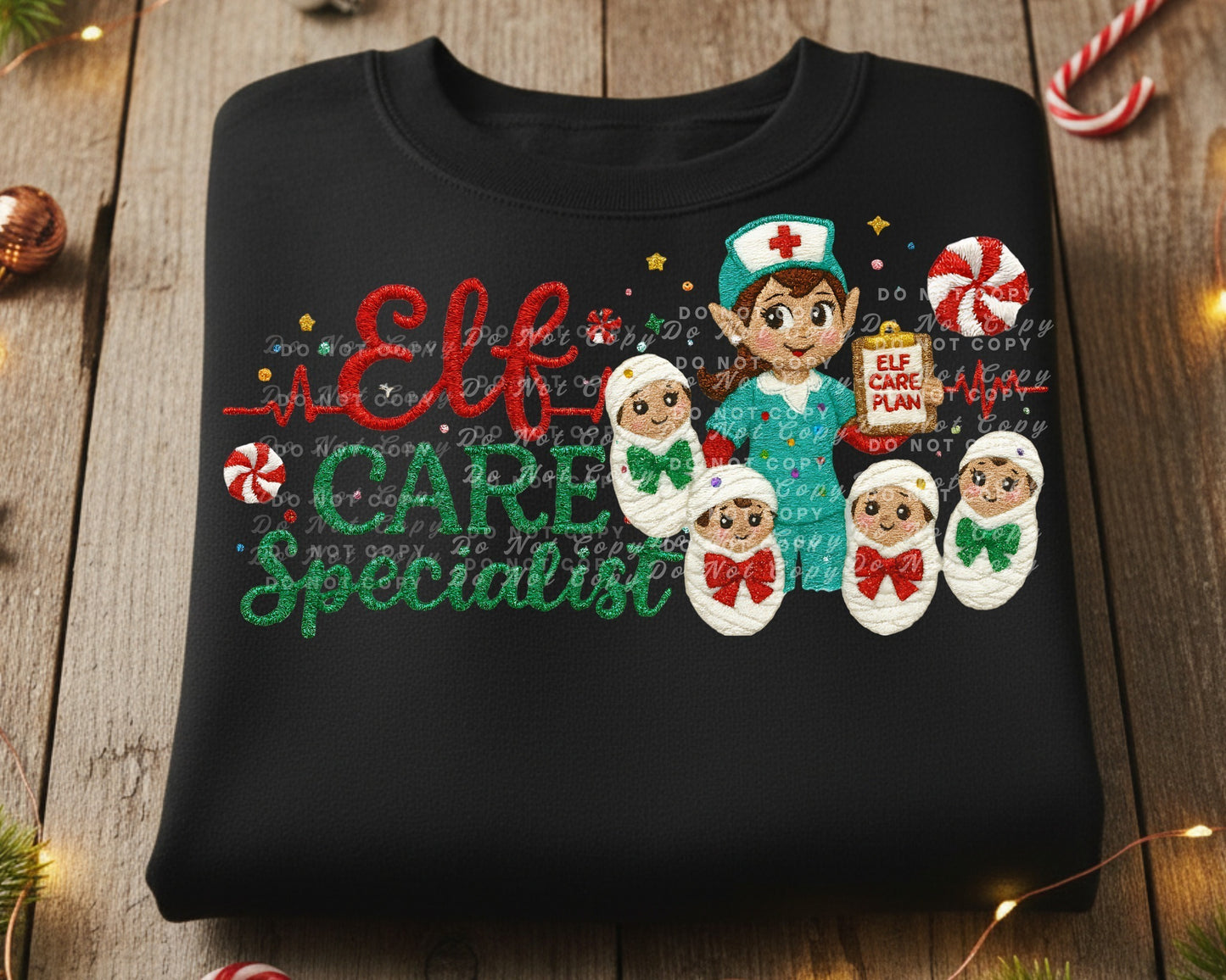 Faux Yarn Elf Care Specialist 00244
