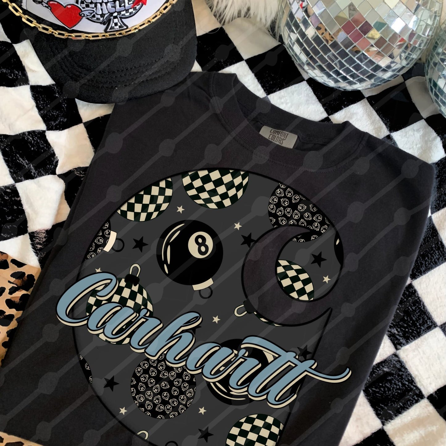 Checkered 8 Ball CH 07160