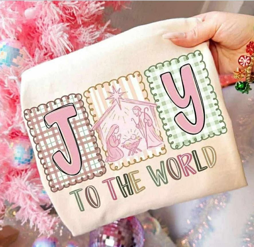 Preppy Pink Joy to the World 06745