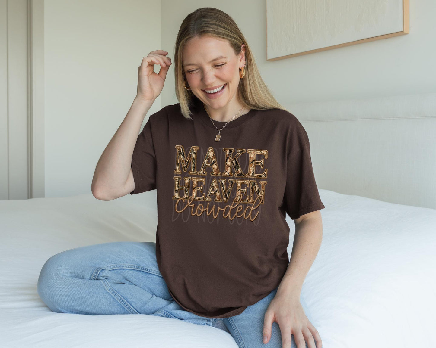 Faux Camo Make Heaven Crowded 06750