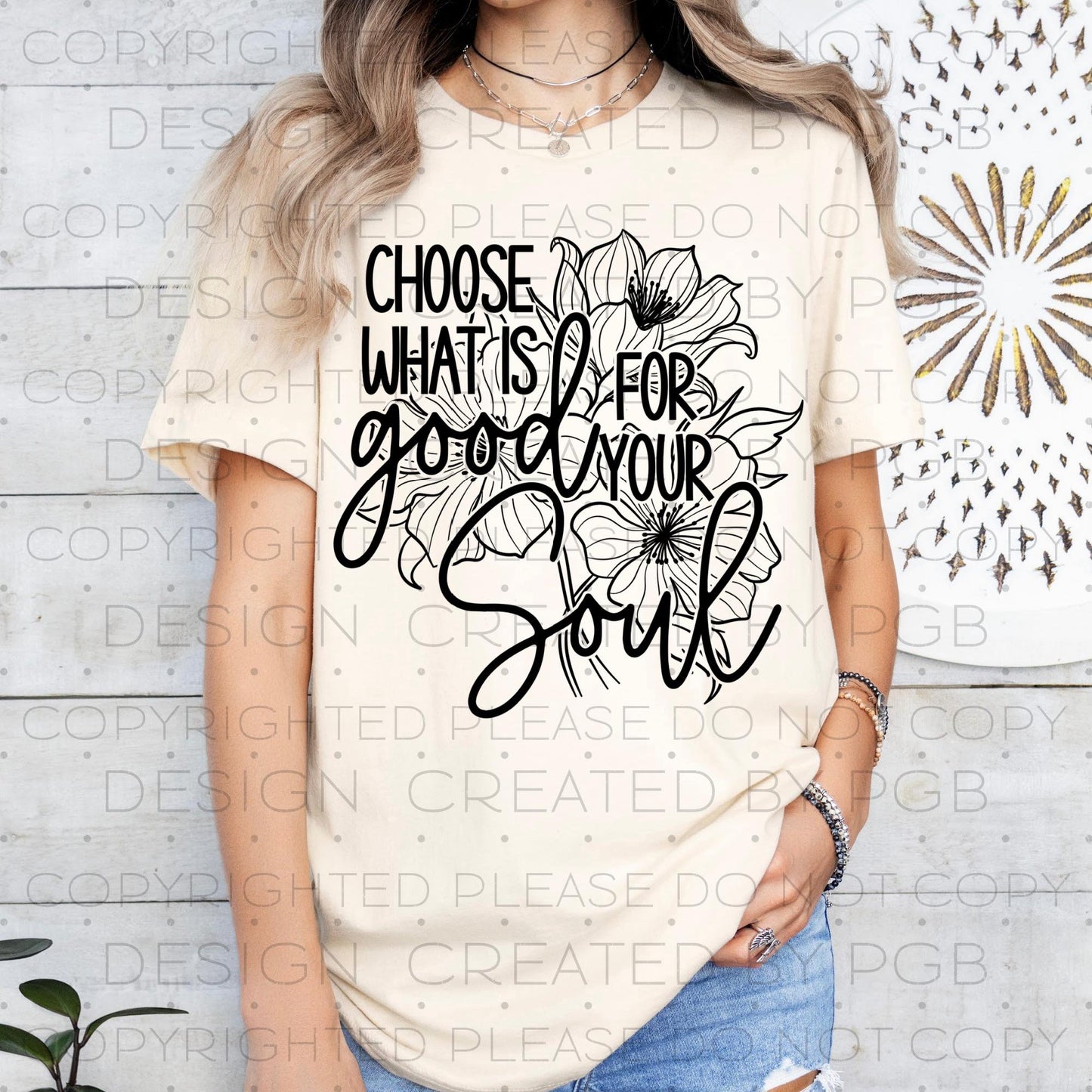 Choose What Is Good For Your Soul Color Dropdown 06851