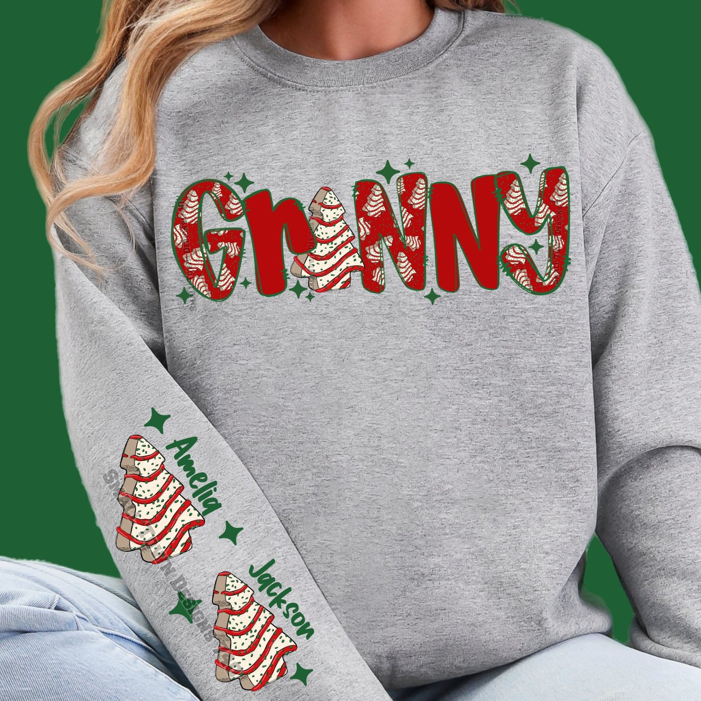 Tree Cake Christmas Name Titles (Choose Yours) 07081