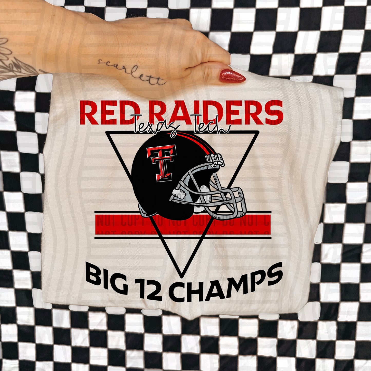 2025 Texas Tech Red Raiders Big 12 Champions 07189