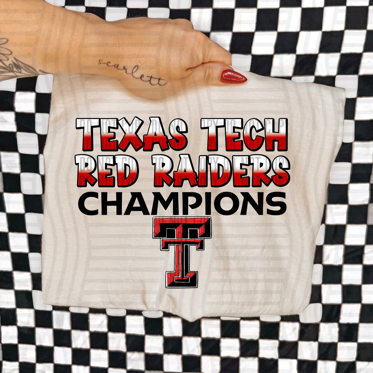 2025 Texas Tech Red Raiders Big 12 Champions 07190