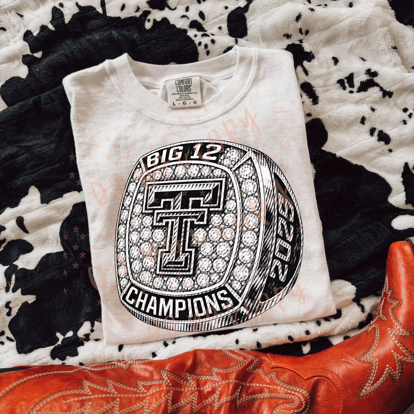 2025 Texas Tech Red Raiders Big 12 Champions Ring 07175