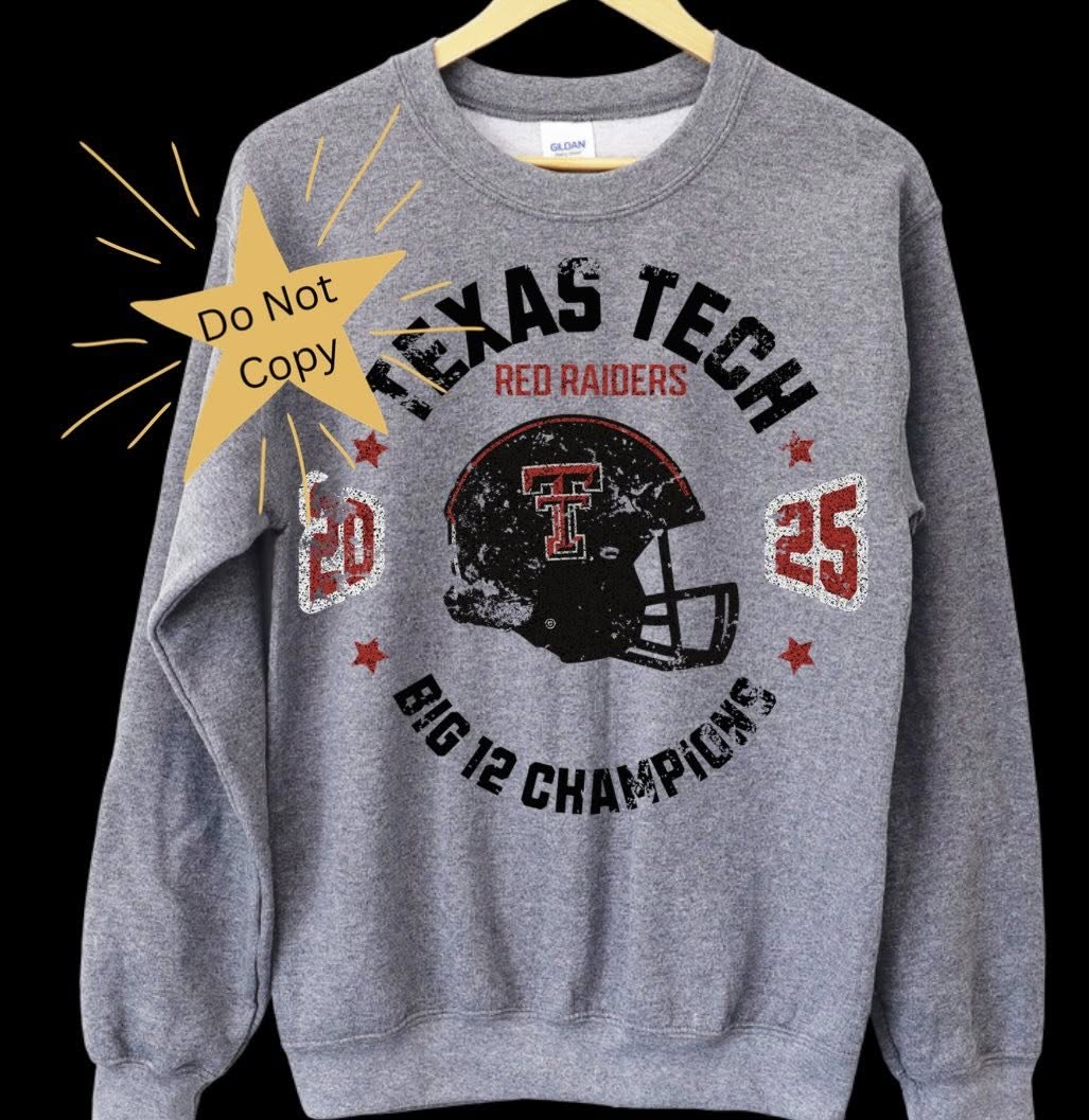 2025 Big 12 Champions Texas Tech Red Raiders 07161