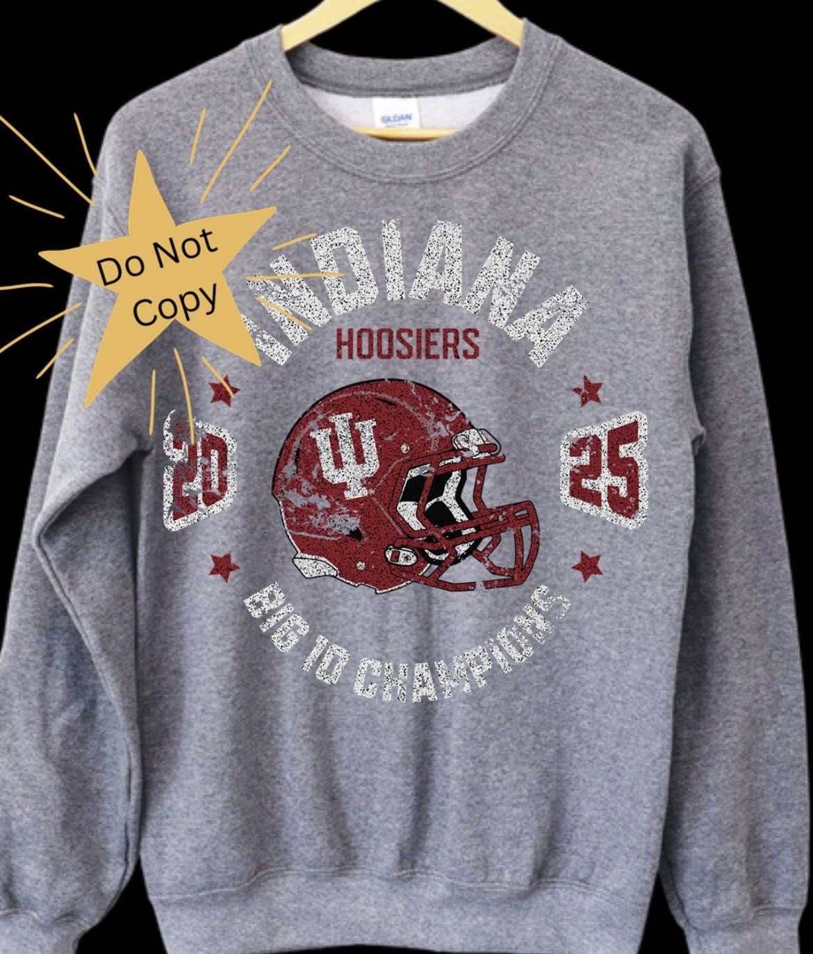 2025 Big 10 Champions Indiana Hoosiers 07168