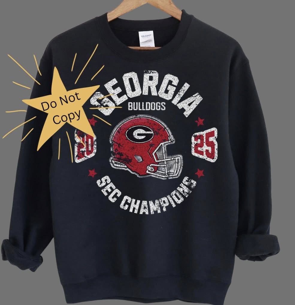 2025 SEC Champions Georgia Bulldogs 07160