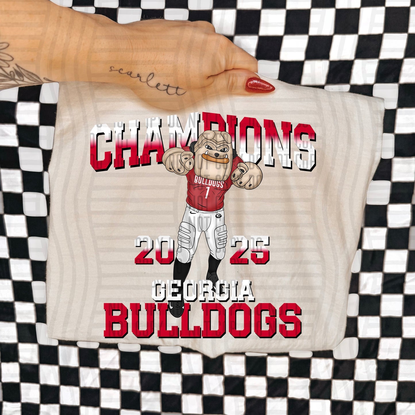 2025 Georgia Bulldogs SEC Champions 07199