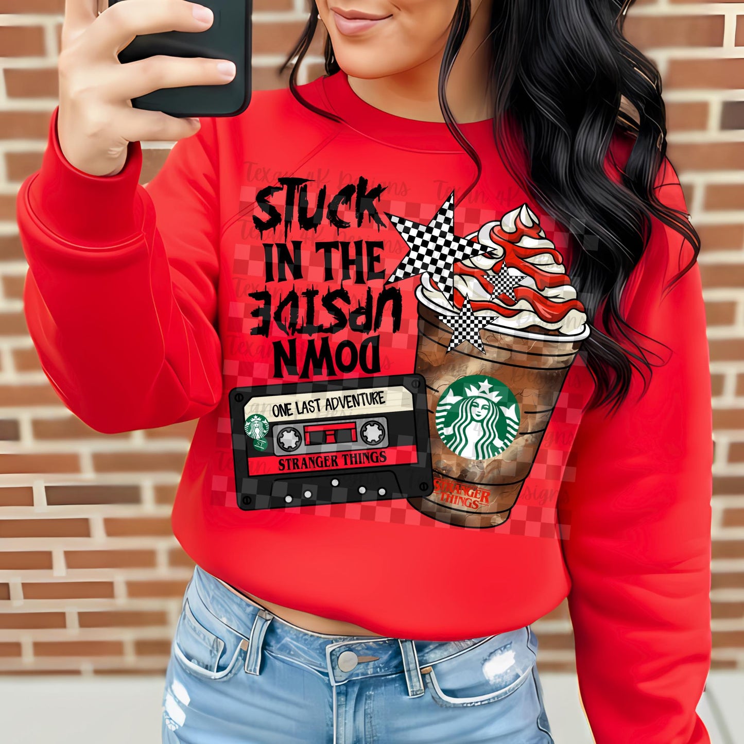 Stuck in the Upside Down Starbucks Christmas 07155